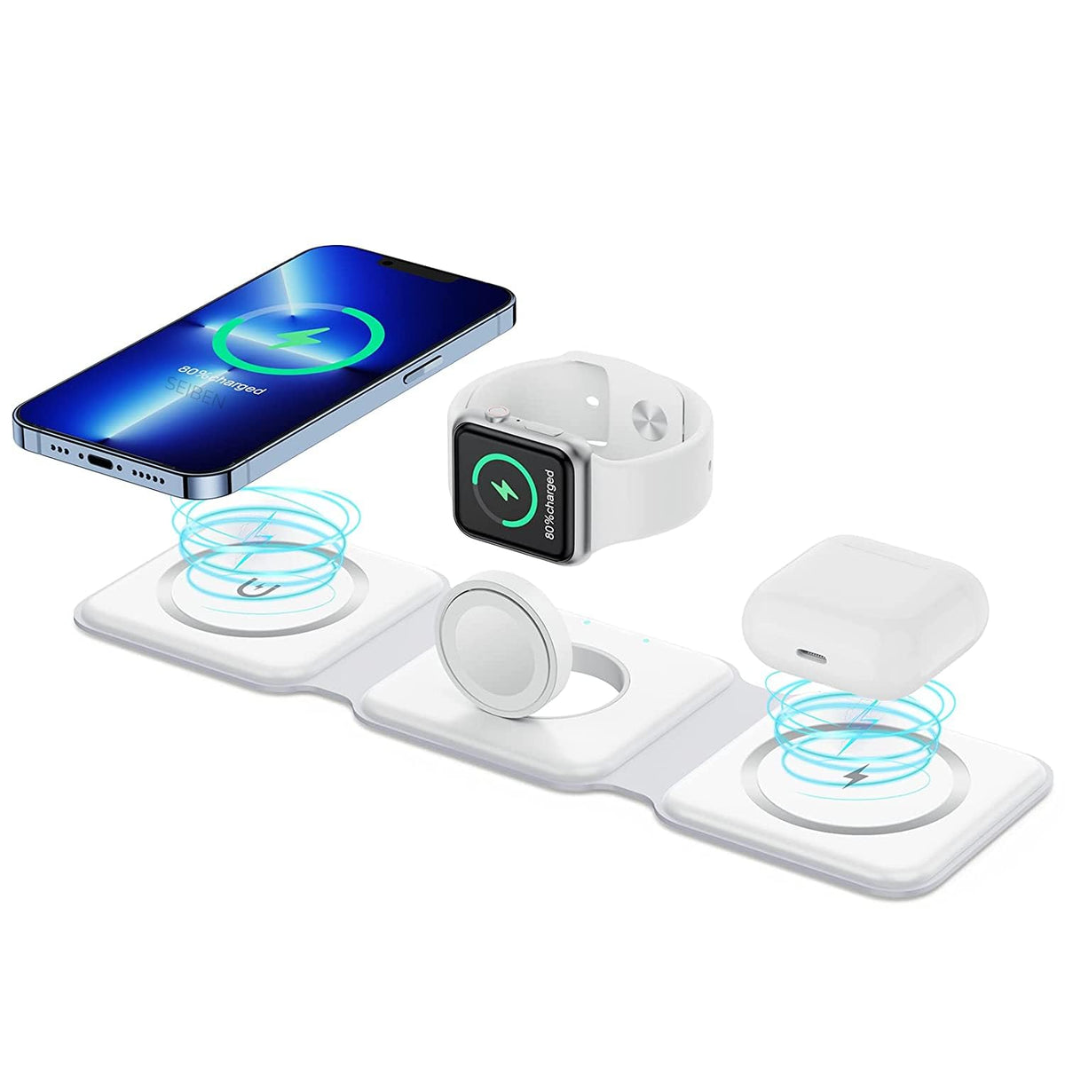 3 in 1 Magnetic Wireless Charger — iZone Lebanon product photo 1