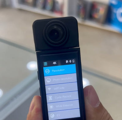 4K sports camera settings menu — iZone Lebanon
