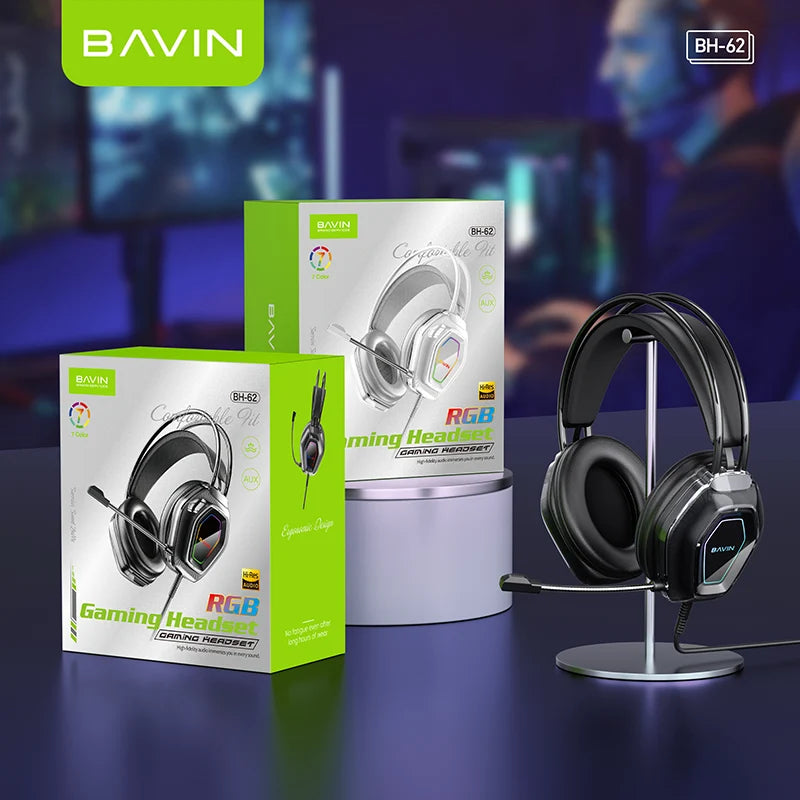 Bavin Gaming Headset Bh-62 — iZone Lebanon product photo 2