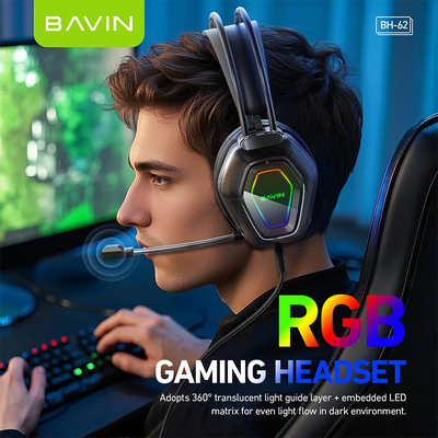 Bavin Gaming Headset Bh-62 — iZone Lebanon product photo 3