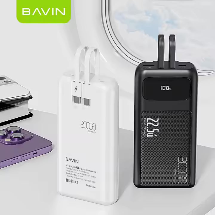 Bavin power bank PC007S/PC1030S/OPC1001S PD 20000MAH — iZone Lebanon product photo 1