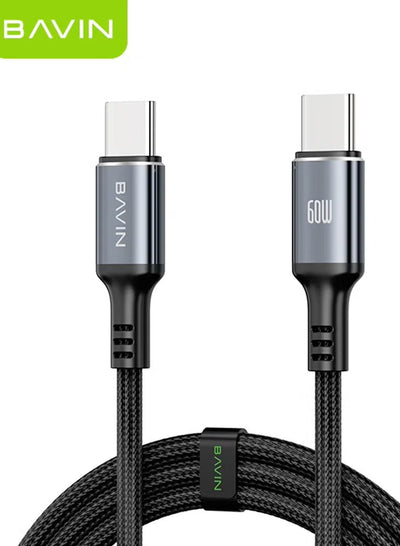 Cable Bavin USB-C USB-C 60w Cb333 — iZone Lebanon product photo 1