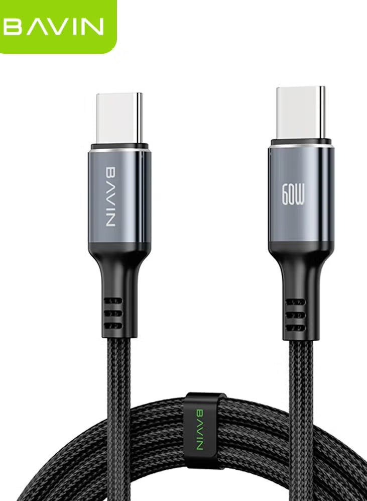 Cable Bavin USB-C USB-C 60w Cb333 — iZone Lebanon product photo 1