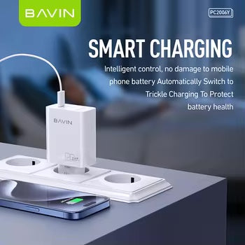 Charger Bavin Pd25w USB-C USB-C Pc106y — iZone Lebanon product photo 3