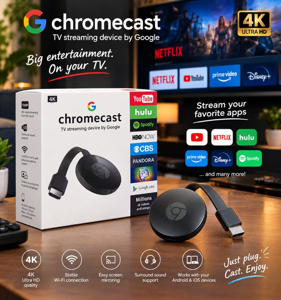 Chrome Cast HDMI streaming stick — iZone Lebanon product photo