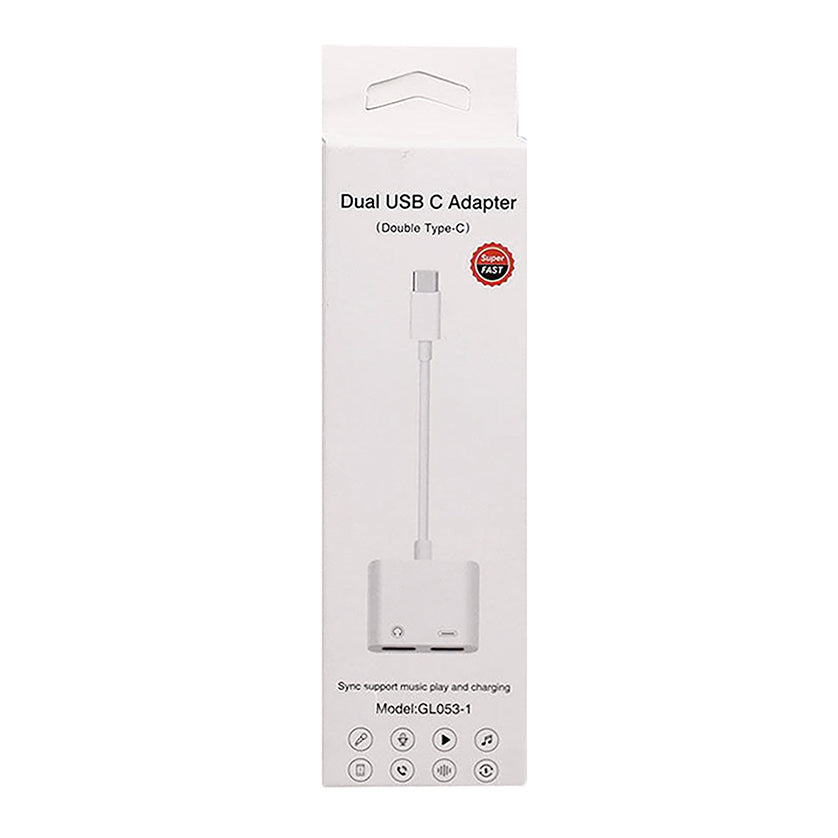 Dual USB C Adapter GL053-1 — iZone Lebanon product photo 1