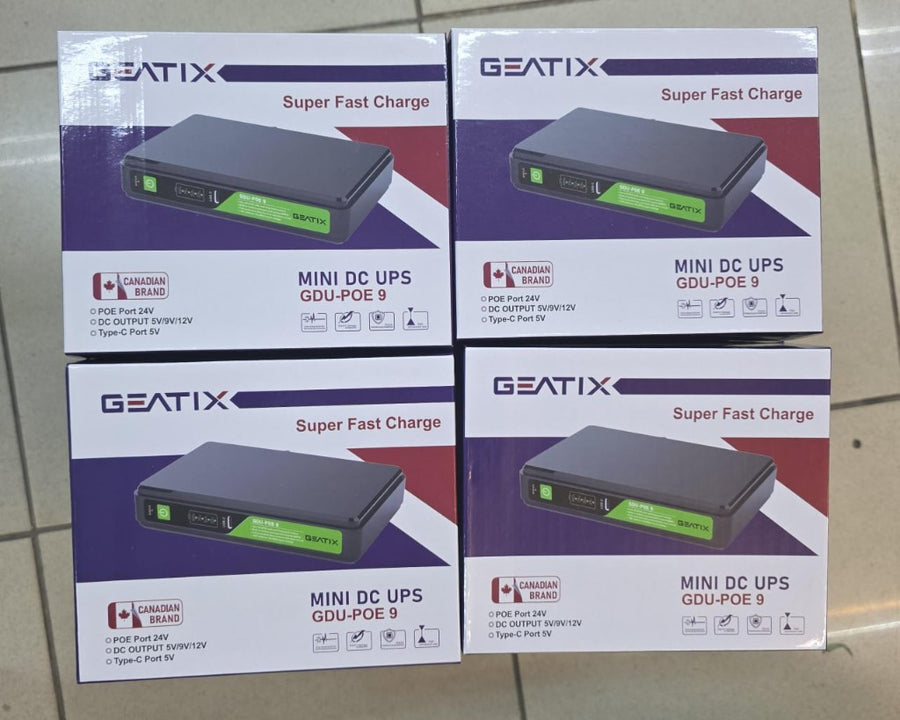 GEATIX mini DC UPS router GDU-POE9 — iZone Lebanon product photo