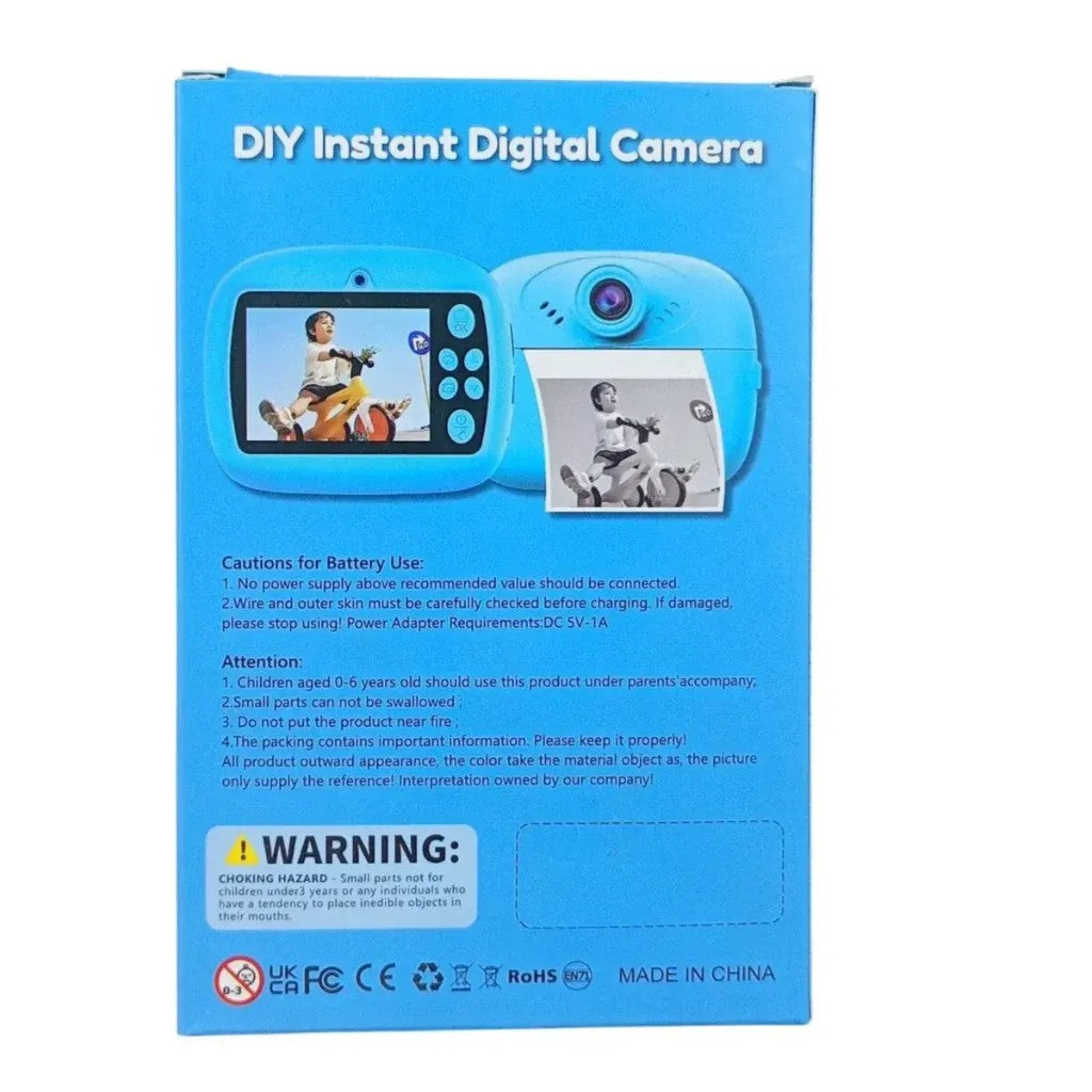 DIY Instant Digital Camera box back — iZone Lebanon product photo
