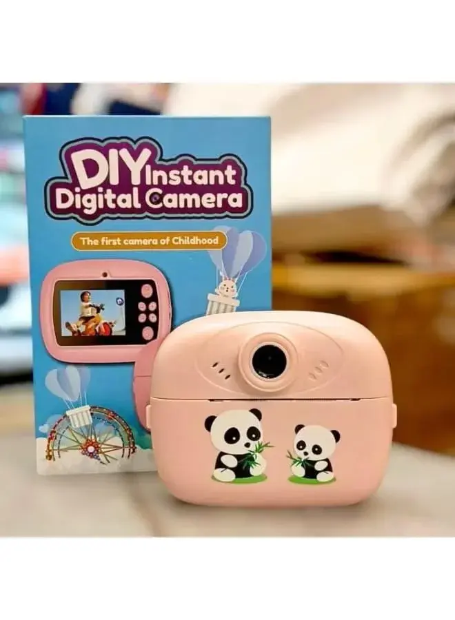 DIY instant print kids camera pink with box — iZone Lebanon product photo