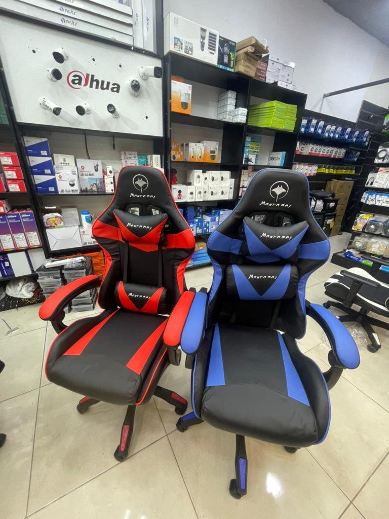 Montarrai gaming chair in red and blue — iZone Lebanon product photo