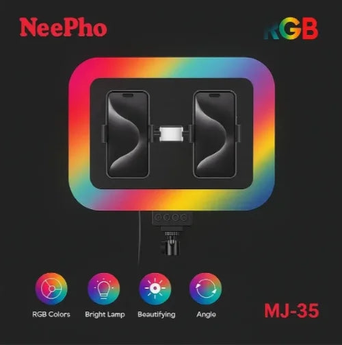 Neepho Ringlight RGB MJ-35 — iZone Lebanon product photo 1