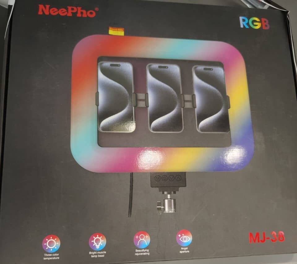 Neepho Ringlight RGB MJ-38 — iZone Lebanon product photo 1
