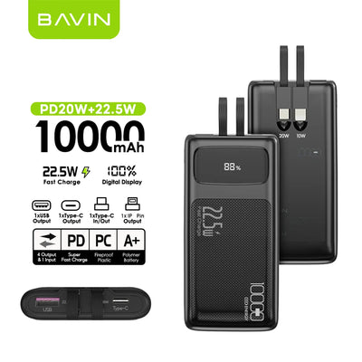 power bank Bavin Pc008s Pro PD 10000mah — iZone Lebanon product photo 3