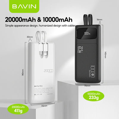 power bank Bavin Pc008s Pro PD 10000mah — iZone Lebanon product photo 2