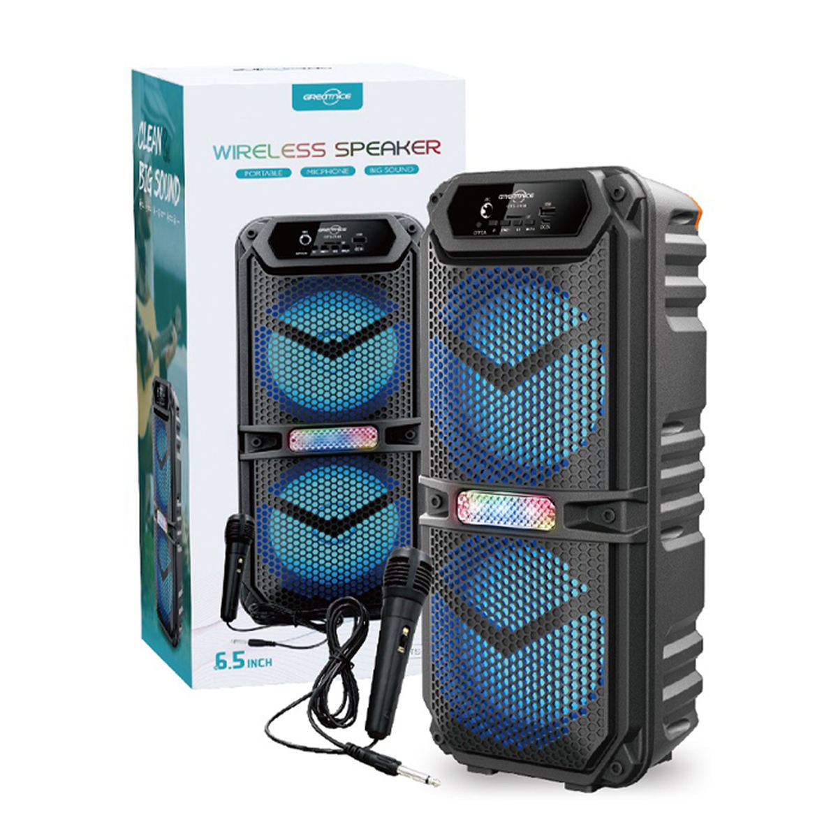 Wireless Speaker Gts-2148 6.5inch Double — iZone Lebanon product photo 1